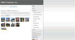 Desktop Screenshot of mbmproperties.com